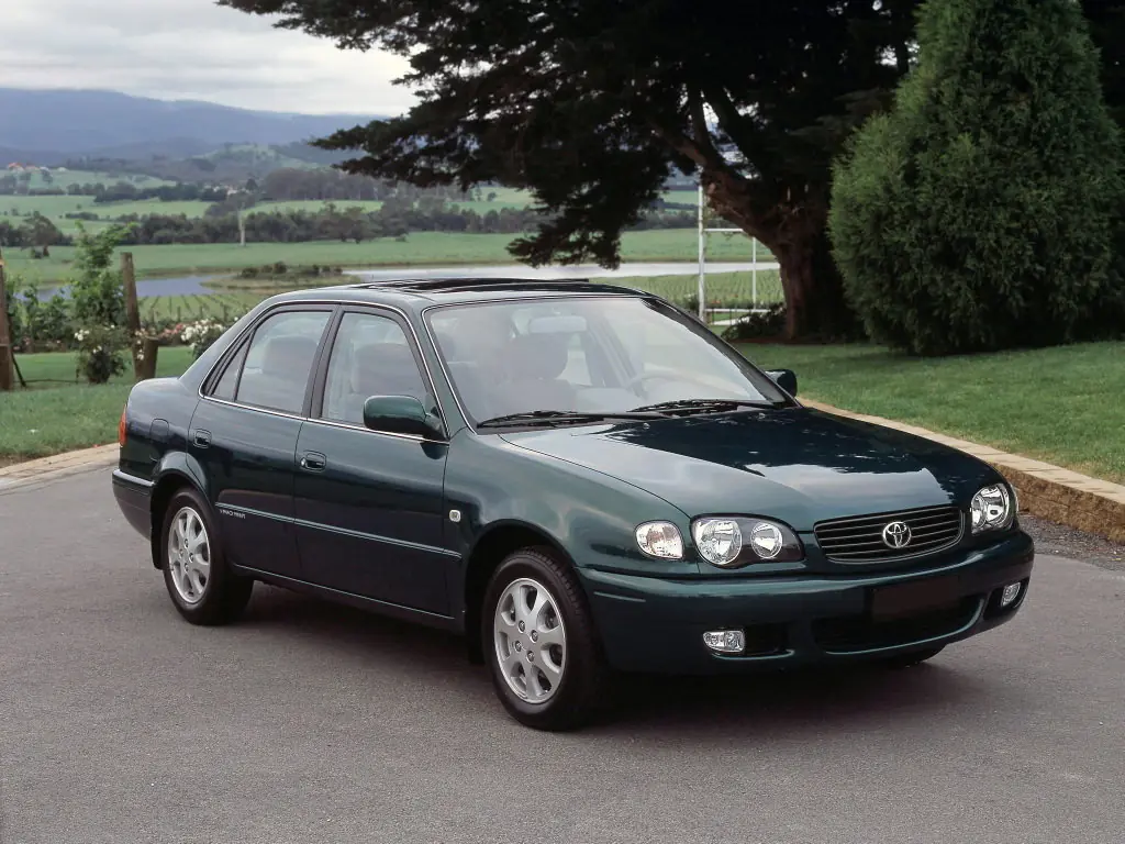 Toyota Corolla (AE111, EE110, EE111, ZZE111, СE110) 8 поколение, рестайлинг, седан (01.1999 - 12.2001)